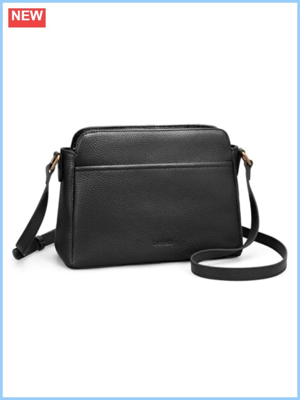 Anti-Theft Crossbody Bag Genuine Leather RFID Wallet Shoulder Purse